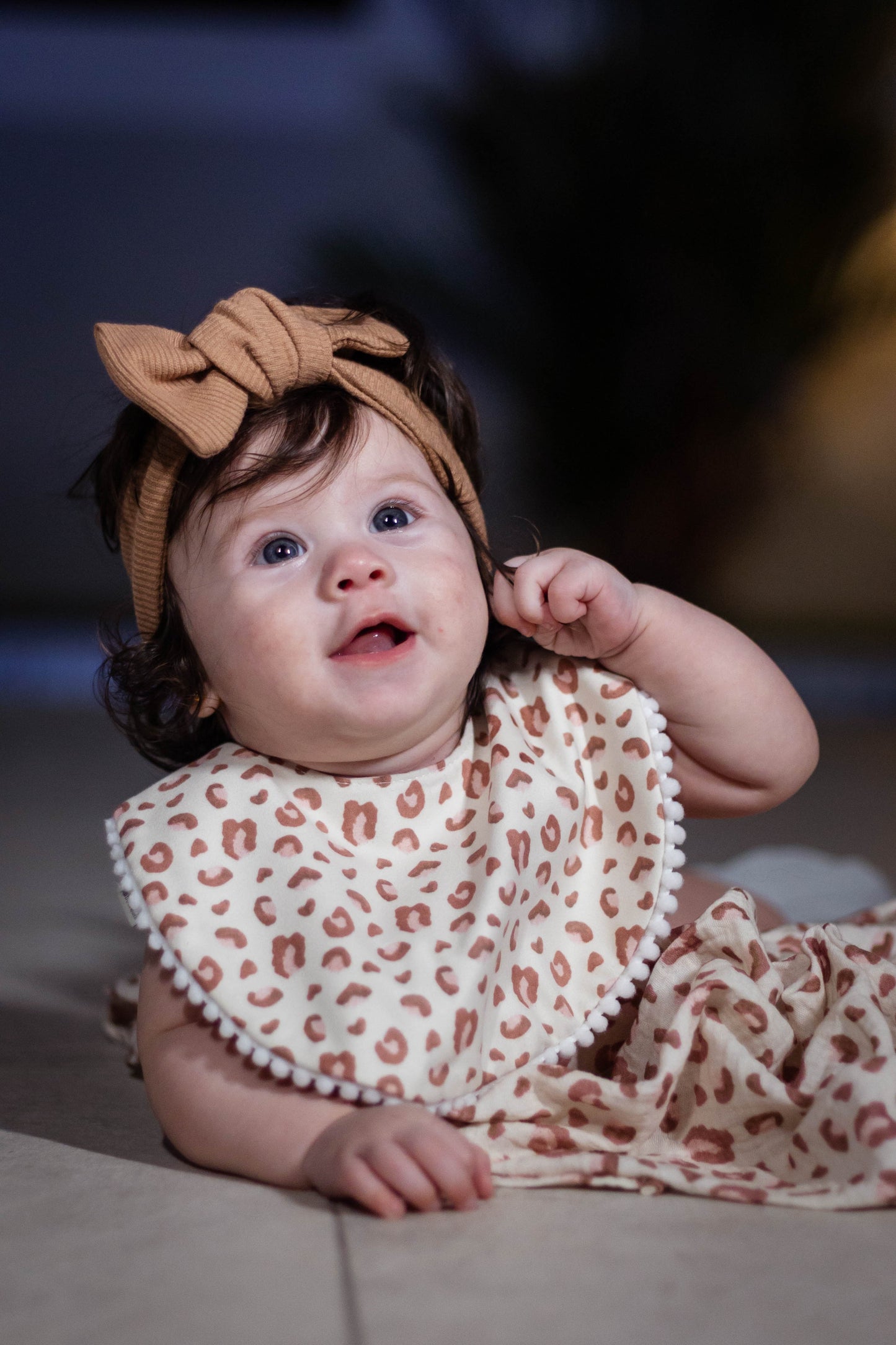 Animal print museline sheet