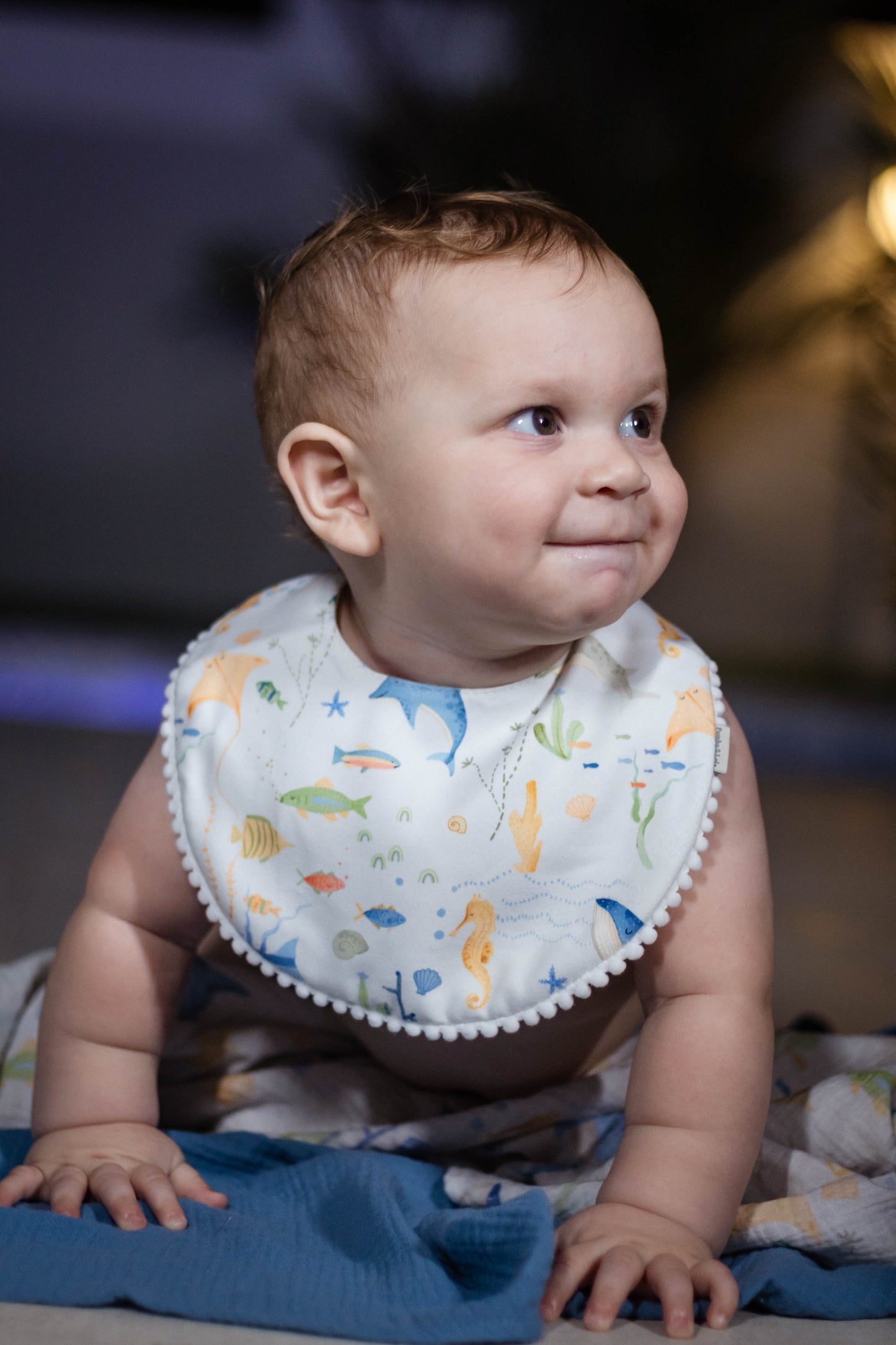 Babero marino reversible
