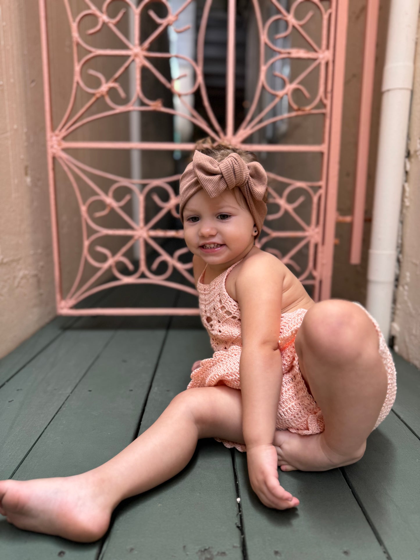 Peach knit (2 piece)